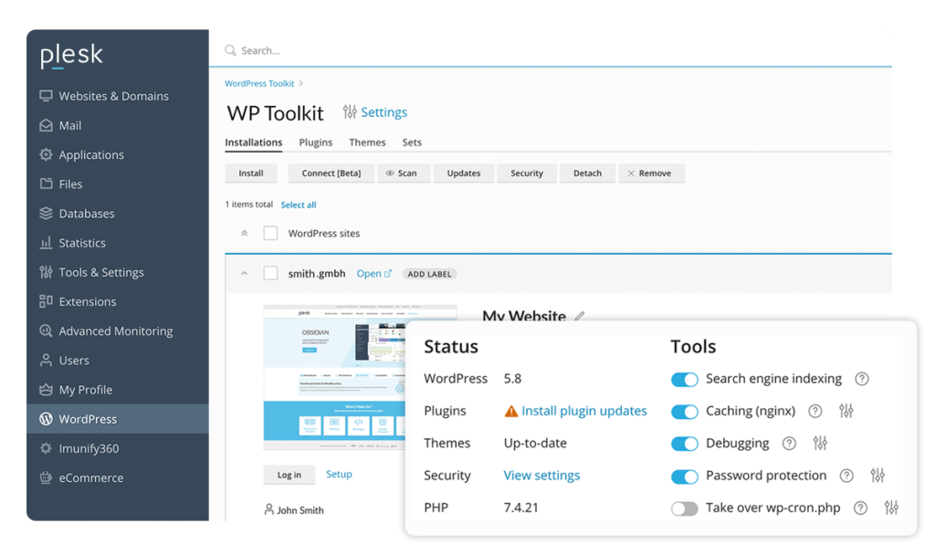 LICENSE Plesk, cPanel, Direct admin
